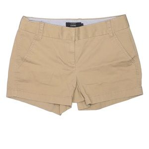 Size 0 J.Crew Chino Shorts, Tan